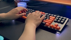 AULA F3032 Keyboard, 87 Keys Portable Mechanical Gaming Keyboard, USB Wired Compact Office Computer Keyboards with LED Backlit Replacement Keycaps for Win Mac Xbox PC Gamer - Black, Brown Switch