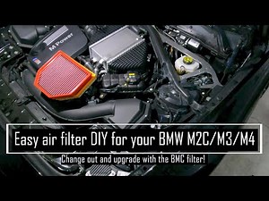 Changing your BMW M2C/M3/M4 air filters is easy with an upgrade from BMC!