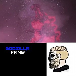 Burning Godzilla death...