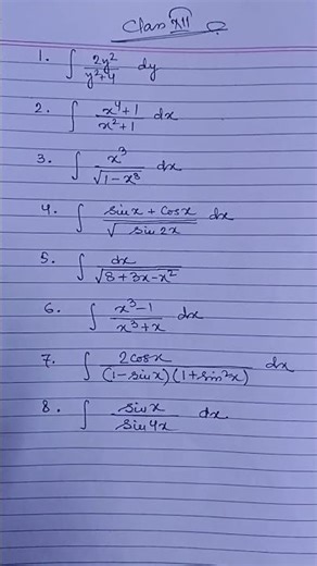 important_questions_for_pre_board #class_12 #indefinite_integrals