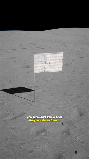 The Flags On The Moon Are Now White!