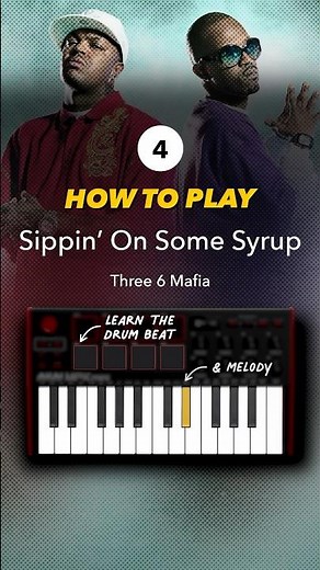 Learn to Play 🎵 Sippin On Some Syrup by Three 6 Mafia.