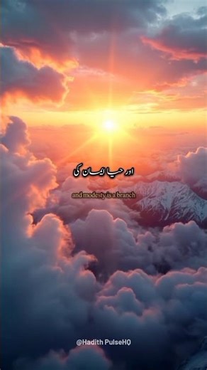 Iman Ki 70 Shakhain! Haya 😳 #hadith #ytshorts