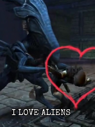#ALIEN : ( I just needed to use this clip , sorry it's so funny to me for some reason xD ) #alienvspredator #alienvspredatorgame #avp #aliens #xenomorph #xenomorphqueen #alienmovie #alien1979 #fyp #fypageシ #fyppppppppppppppppppppppp