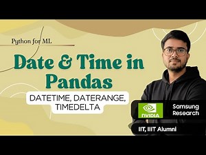 5.5 Date & Time in Pandas | Pandas in Hindi