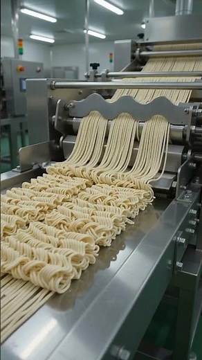 How Noodles made in factories.
