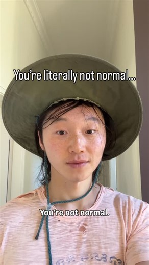 13 comments | You’re not normal. And that’s okay. It’s normal to not be normal. Anyone else wears rags around the house? #itsnormal #individuality | Lachlan Sun | Facebook
