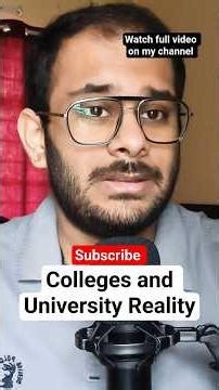 Colleges & University Reality #nojobs #viral #fypシ゚viral #education #shorts
