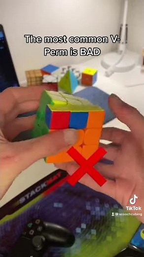 The better V perm (Rubik's cube PLL)