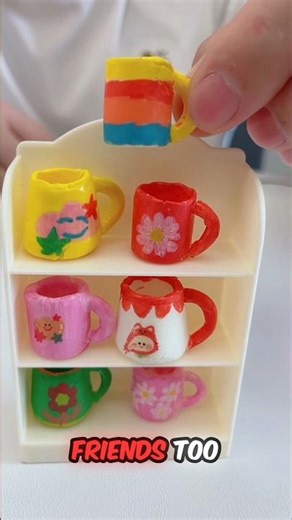 Big vs Small Cups Challenge 🏆 | DIY Mini Cute Cups Tutorial 😍✨