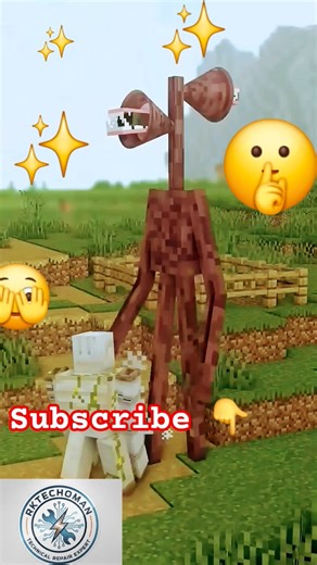 Iron Golem vs SIREN HEAD: Who Wins? 😱 ​#minecraft #shorts