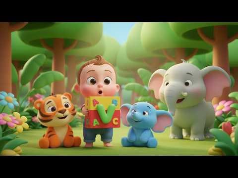 ABC Surprise Box with Animals | kids nursery rhymes | alphabet learning baby song
