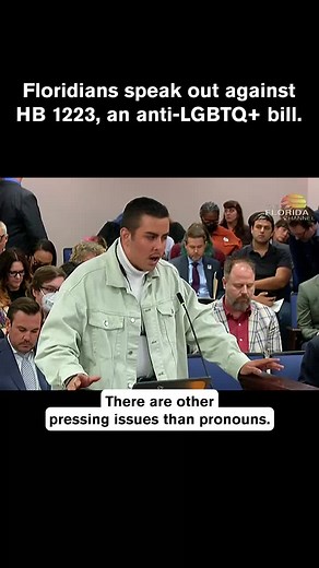 Let’s get into this 🔥 testimony from these Florida advocates! Sending love to everyone speaking out against the attacks on our community. #LGBTQ #Florida