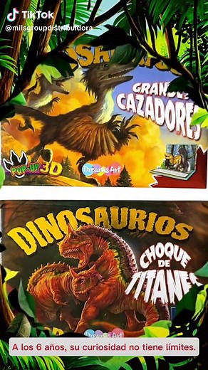 Explora Con Libros Interactivos de Dinosaurios