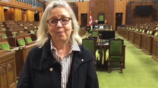 Moments after the Emergency Measures Act vote was completed, MP May provided this video statement. | Elizabeth May