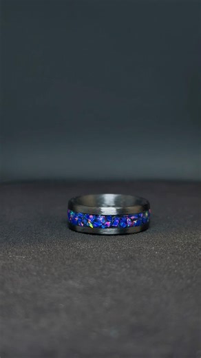 I Made This Carbon Fiber Opal Ring Again… It Came Out Different