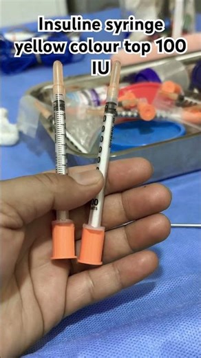 💉 Types of Insulin Syringes (by Capacity). #insulinpump #inhalableinsulin