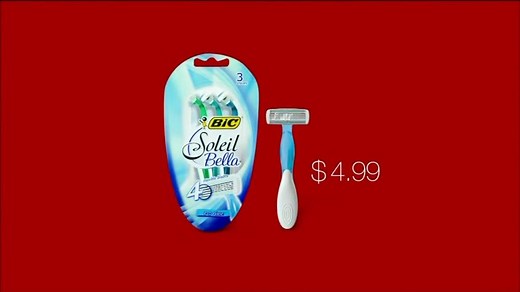 Target TV Commercial For Bic Soleil Bella Razor