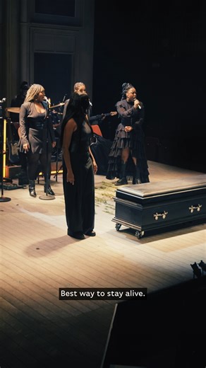 The Weird Sisters take centre stage 🎤🔥 Experience Whitney White’s ★★★★ 'Thrilling' (Guardian) original soundtrack in All Is But Fantasy — a groundbreaking theatrical event revisiting the stories of four of Shakespeare’s most famous characters: Lady Macbeth, Emilia, Juliet and Richard III. 🎟️ Limited availability. Must end 21 February 🎥 Whitney White, Renée Lamb, Georgina Onuorah, and Timmika Ramsay in All Is But Fantasy. | Royal Shakespeare Company