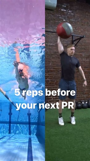 recruit more motor units, create more force and power with low rep high force or high speed movements before your next race #strengthandconditioning #strengthandconditioningcoach #cscs #strengthtrainingforswimmers #drylandtrainingforswimming #raceprep #warmup #postactivationpotentiation | Train Daly