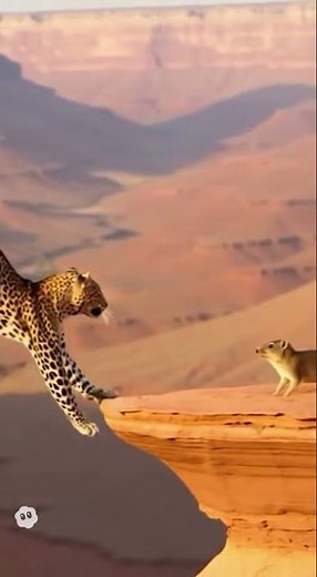 The Most "OVERKILL" Hunt Ever! Leaps Across a Canyon... Just For a "Snack"! #wildlife #animals