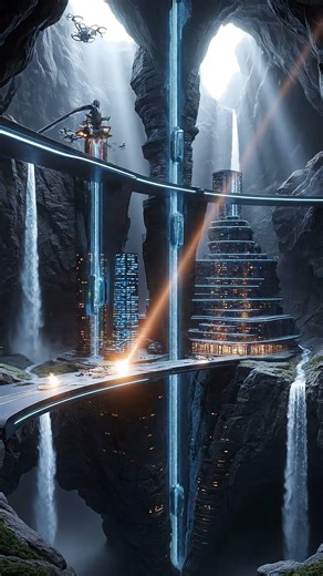 A Massive City Built Inside a Mountain