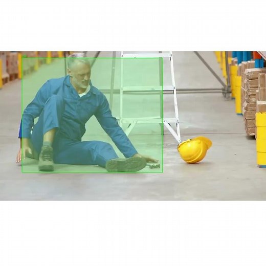 Fall and Person Down detection using AI | #AI #HealthAndSafety #FallDetection #ManDown