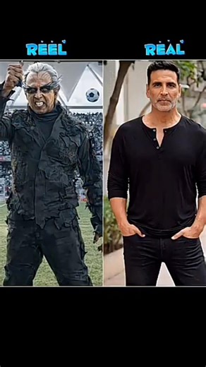 2.0 Robot Movie Cast all Characters reel vs real