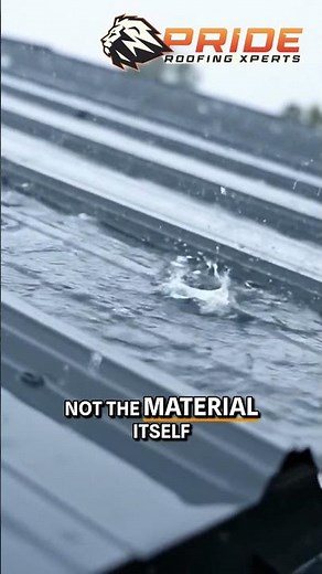 Metal Roof Noise Myth: Quiet Installation Secrets Revealed #shorts