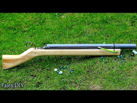 DIY Slingshot - Easy Way To Make Powerful PVC Slingshot Rifle