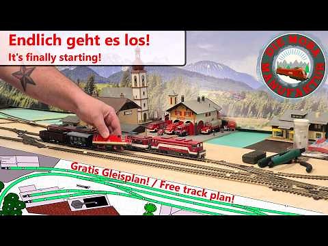 Finally! Time for a new layout – concept track plan initial work – build model railroad H0 1/87