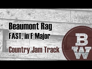 Beaumont Rag (Fast) | Country Backing Track