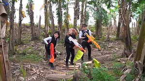 LTT Game Nerf War : TEAM Warriors SEAL X Nerf Guns Fight Mr Close Group Of Wanted Criminals | LTT NERF WAR