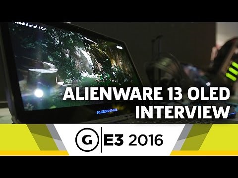Alienware Demoes OLED Gaming Notebook at E3 2016
