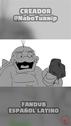 BOWSER JR COME POLLITO QUEMADO - Fandub Español #fandub #mario #mariobros #mariomovie #shorts #viral