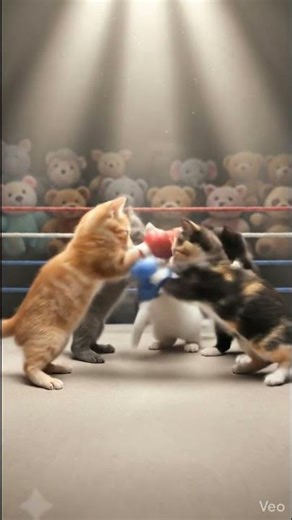 3 vs 3 Kittens Boxing?! This Got Out of Control 😱🐱🥊