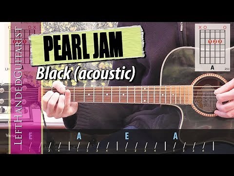 Pearl Jam - Black | simple acoustic guitar lesson