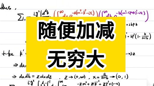 学前班魔法导论：谁说无穷大不能相加减？——维数正规化与两种重整化方案