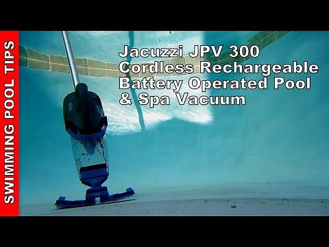 Jacuzzi JPV300 Cordless Rechargeable Battery Operated Vacuum for your Pool & Spa