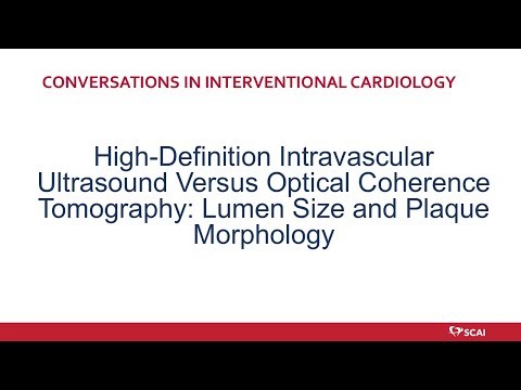 High-Definition IVUS vs OCT: Lumen Size and Plaque Morphology
