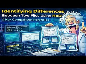 How to Identify Differences Between Two Files Using HxD | Hex Comparison Forensics