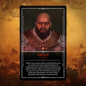 He’s trapped a demon, lost his family, and still found time to make a dramatic entrance. | Diablo