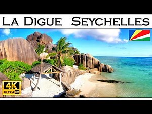 Seychelles 4K - La Digue Islands Paradise on Earth