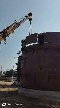 Tank 4th & Last Shell Plates Erection and Fit-Up Completed