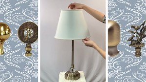 Royal Designs Fleur De Lis 3.25" Lamp Finial for Lamp Shade, Antique Brass,Pack- 1,F-5005AB-1