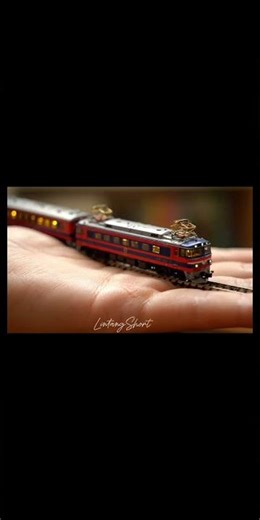 Train tiny Miniature kereta api #train #kereta #funnyvideo #miniature