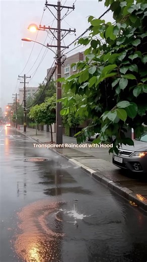 Women's Transparent Waterproof Raincoat for All Sizes