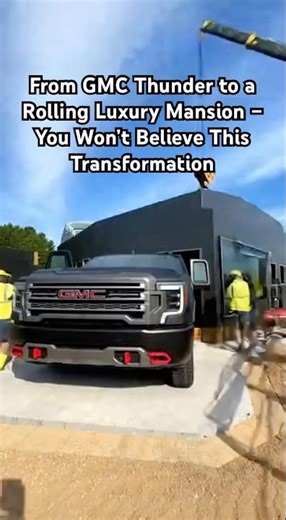 GMC Thunder Transformed Into Ultimate Luxury Living Van! #gmc #car #ai #timelapse