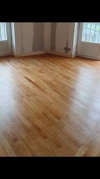 rénovation ponçage et vitrification parquet chêne massif