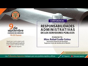 Conferencia Responsabilidades Administrativas de los Servidores Públicos